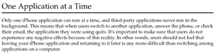 Illustration for article titled iPhone SDK Limitation: Only One User-Made App Running Concurrently, No Background Processes